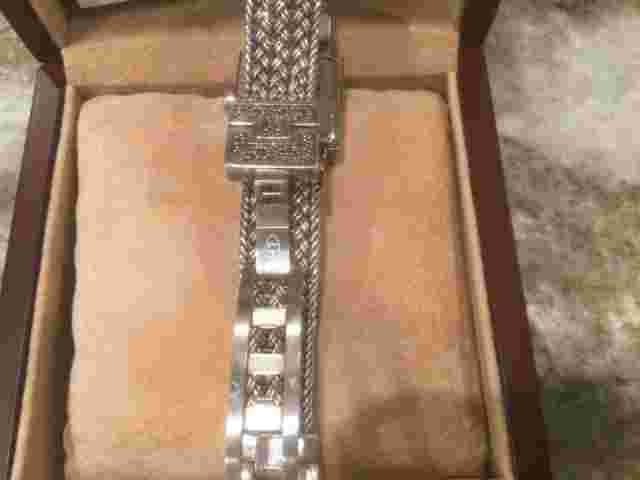 Lois Hill Silver Swiss Movement Bracelet Watch. 925 Silver.