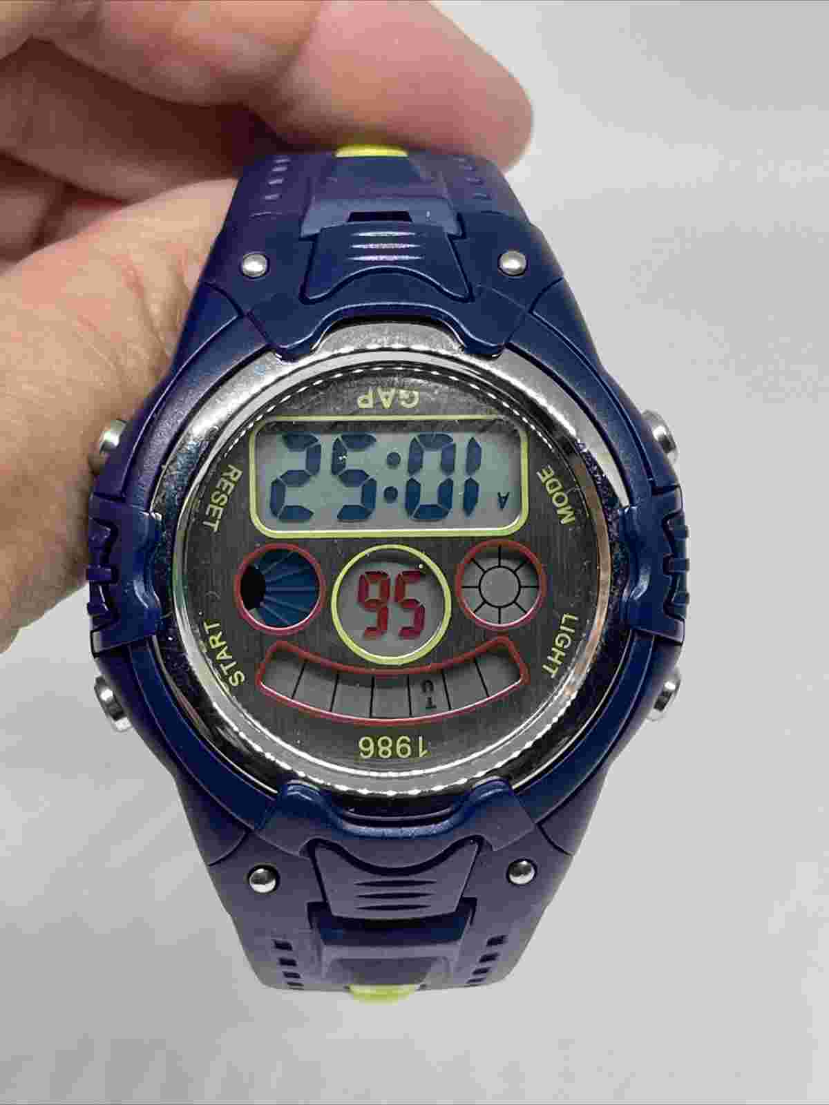 Gap 1986 deep cobalt watch