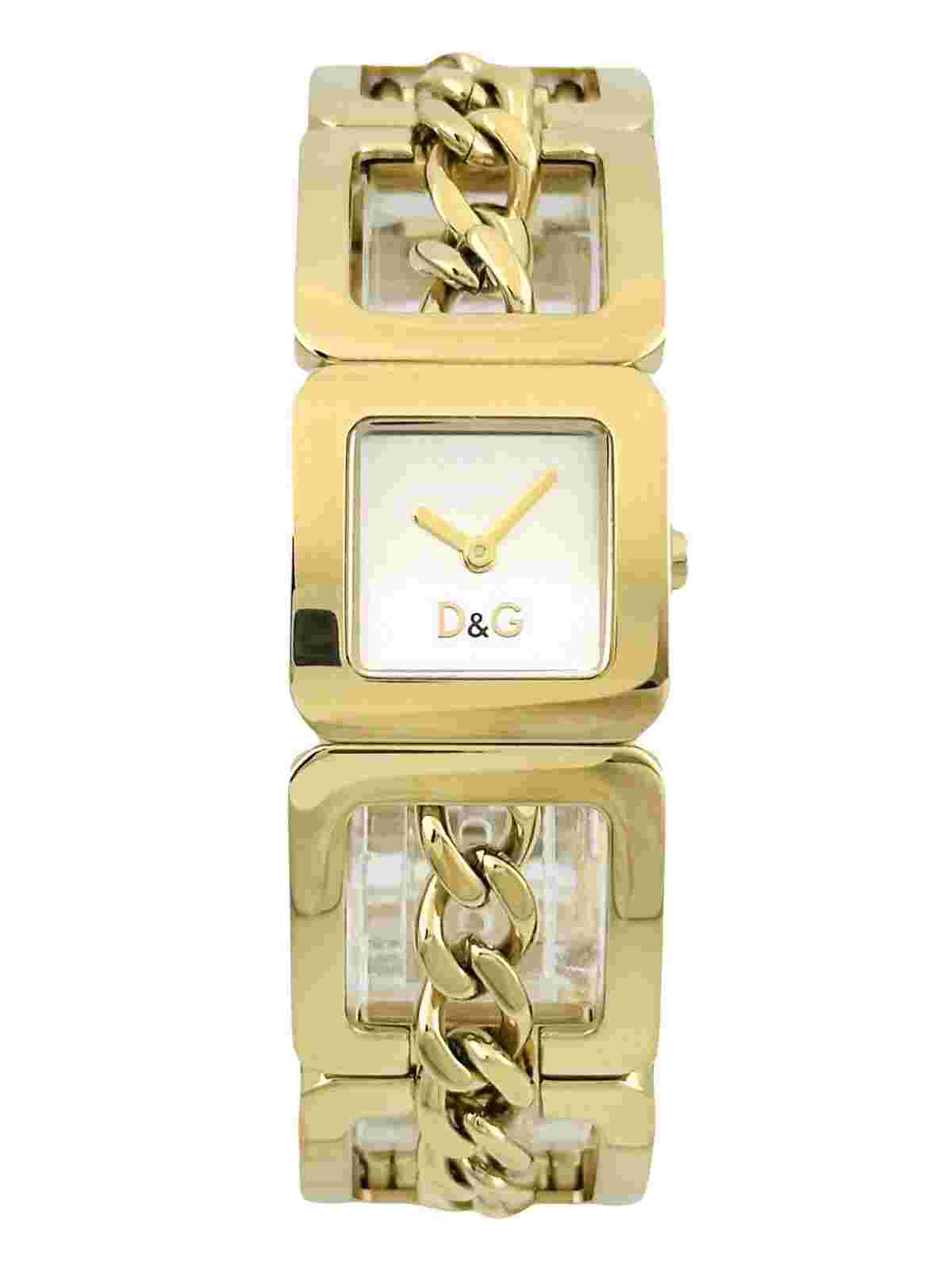 D&G Dolce & Gabbana DW0236 Confidential Ladies Golden Stainless Steel Watch