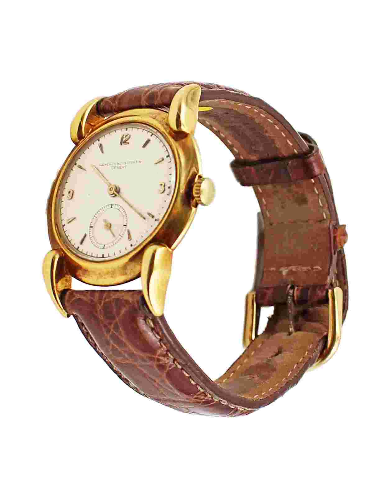Vacheron & Constantin 18k Yellow Gold Wristwatch 31mm Silver 16417