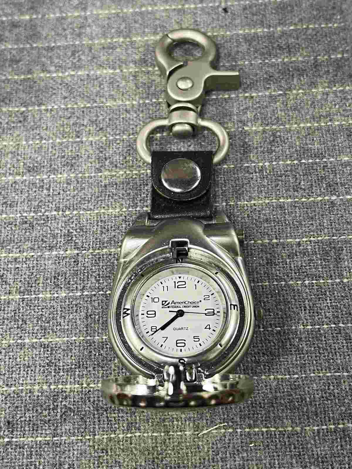Bonica AmeriChoice Federal Credit Union Quartz Pocket Watch