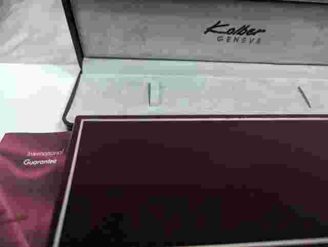 Kolber Geneve Swiss Made K6039 Lexus Watch Mineral Glass In Boxed Case