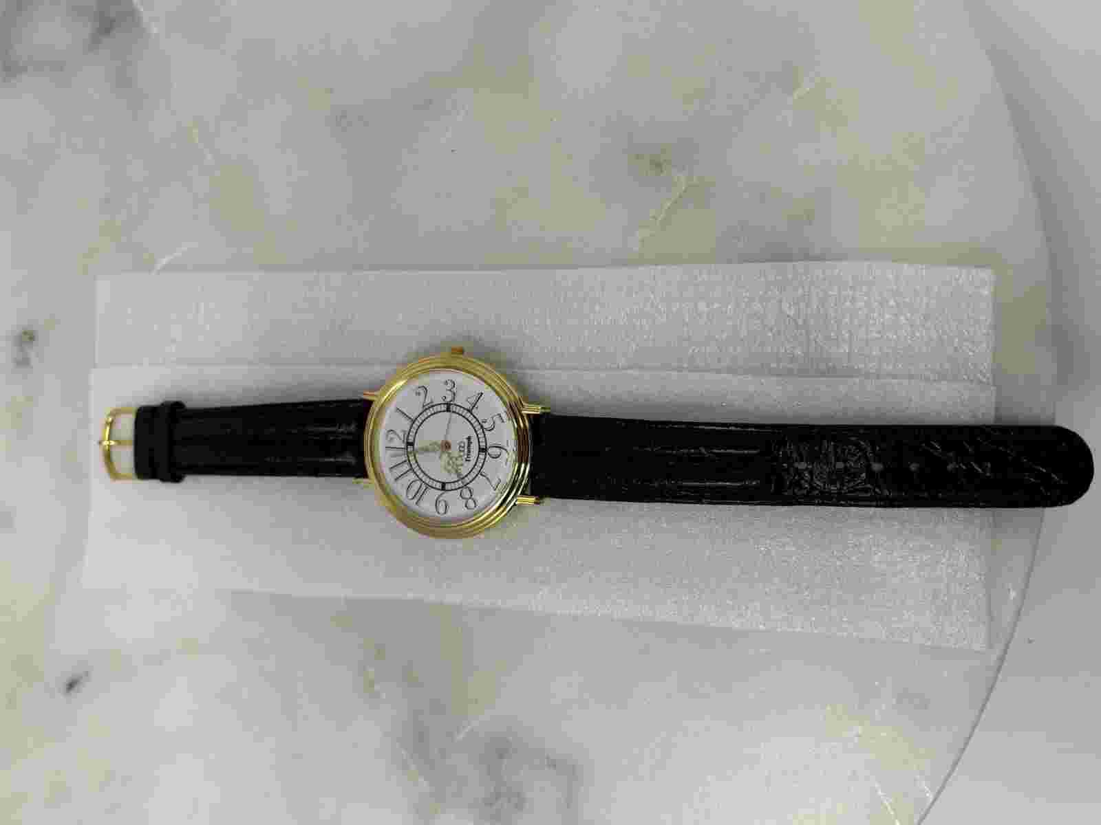 Triumph Watch Womens Quartz Wristwatch New Battery
