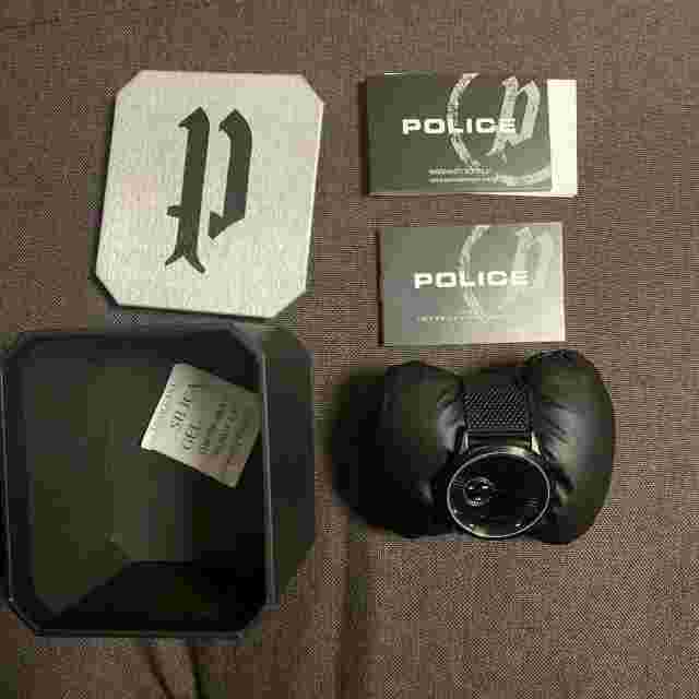 Wristwatch POLICE Water Resistant Black Analog
