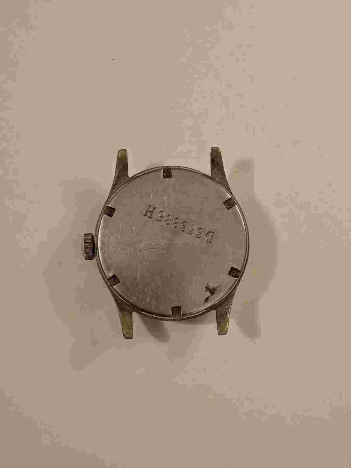 Vintage SILVANA German Army Wehrmacht Military DH Watch Wristwatch Ticking WW2