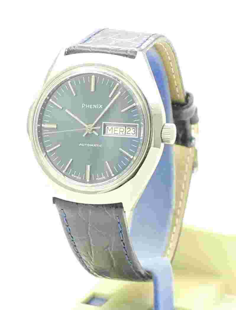 RARE VINTAGE PHENIX P2721A Swiss Automatic WATCH MSR P27 1970's NOS - Brand New