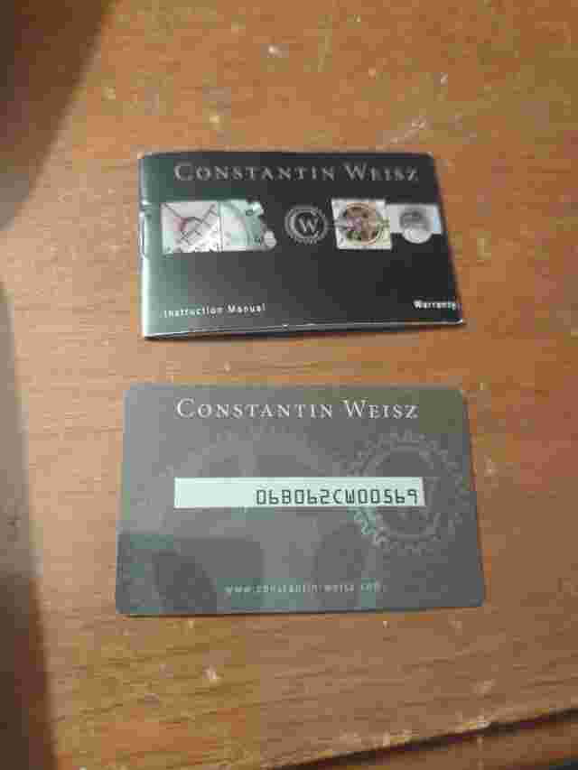 Constantine Weisz  Leather Watch