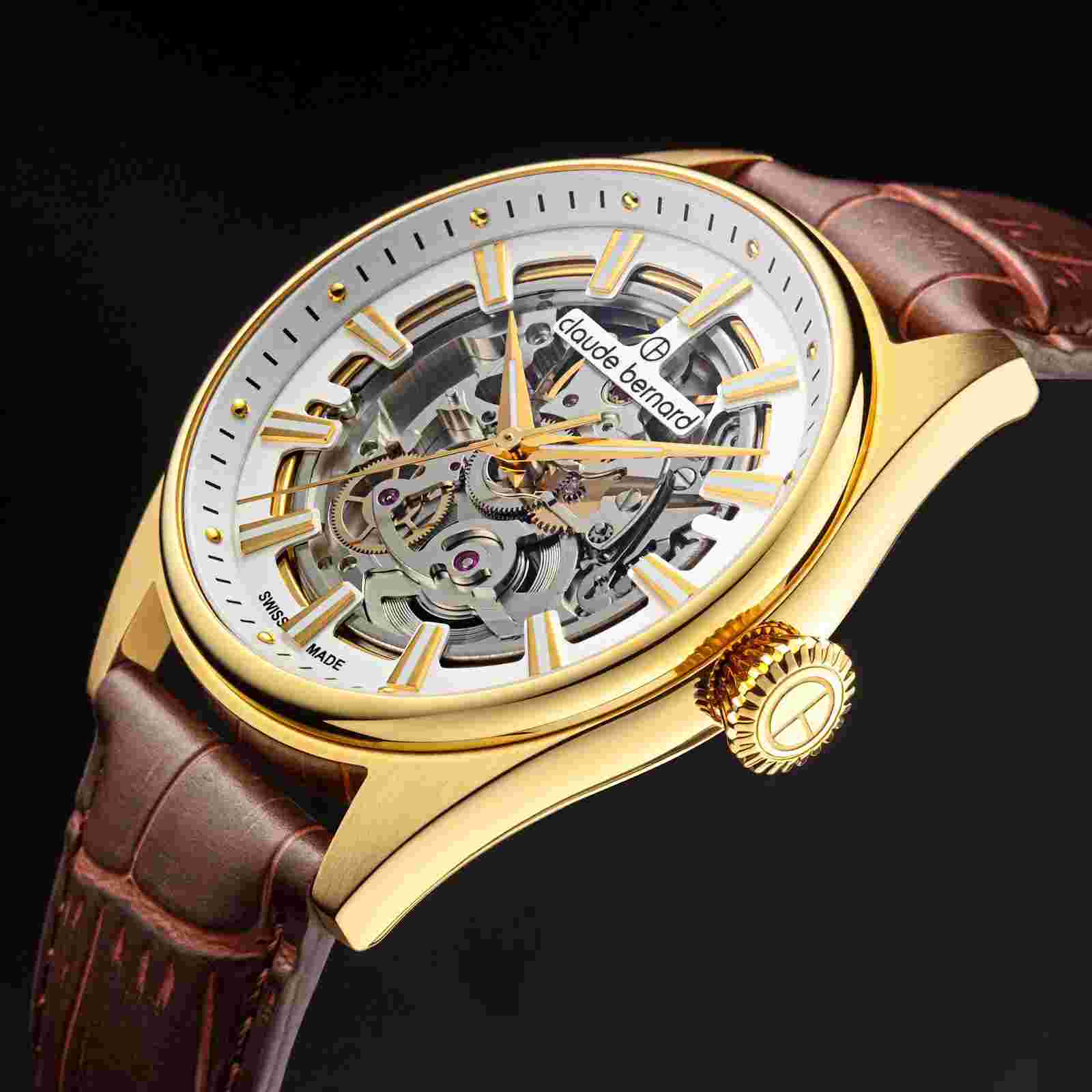 Claude Bernard by Edox - Proud Heritage Automatic Skeleton - 85309 37JC AID