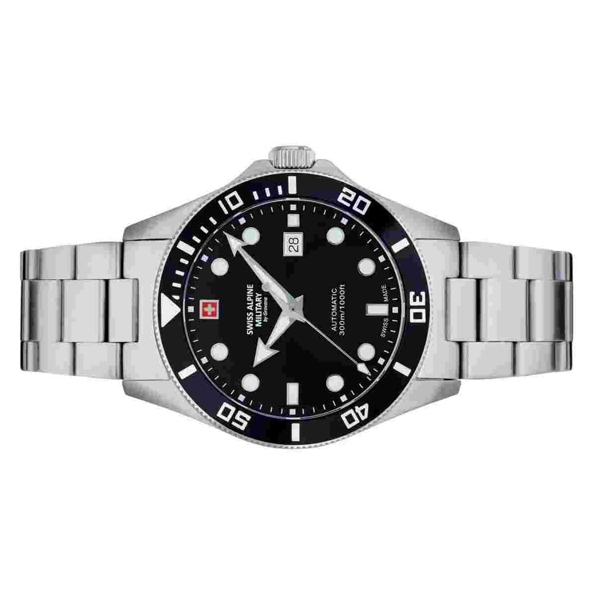 Swiss Alpine Military Men's Watch Analog Automatic 7095.2137SAM Stainless Steel