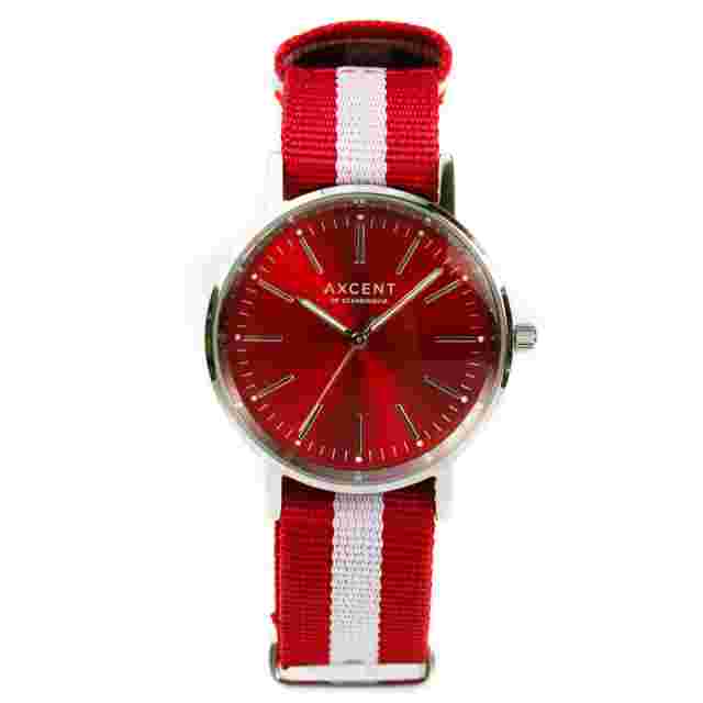 Axcent Watch X78004 16 Red & White Of Scandinavia