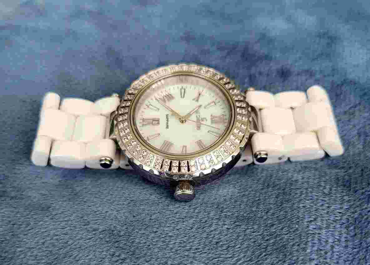 Le Chateau White Ceramic Watch Crystal 5860M