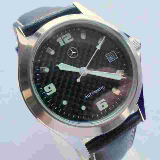 Mercedes Benz Motorsport AMG DTM Carbon Racing Car Accessory Automatic Watch