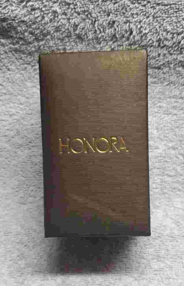 Honora Mother-of-Pearl Cushion Case Watch with Leather Strap New in box