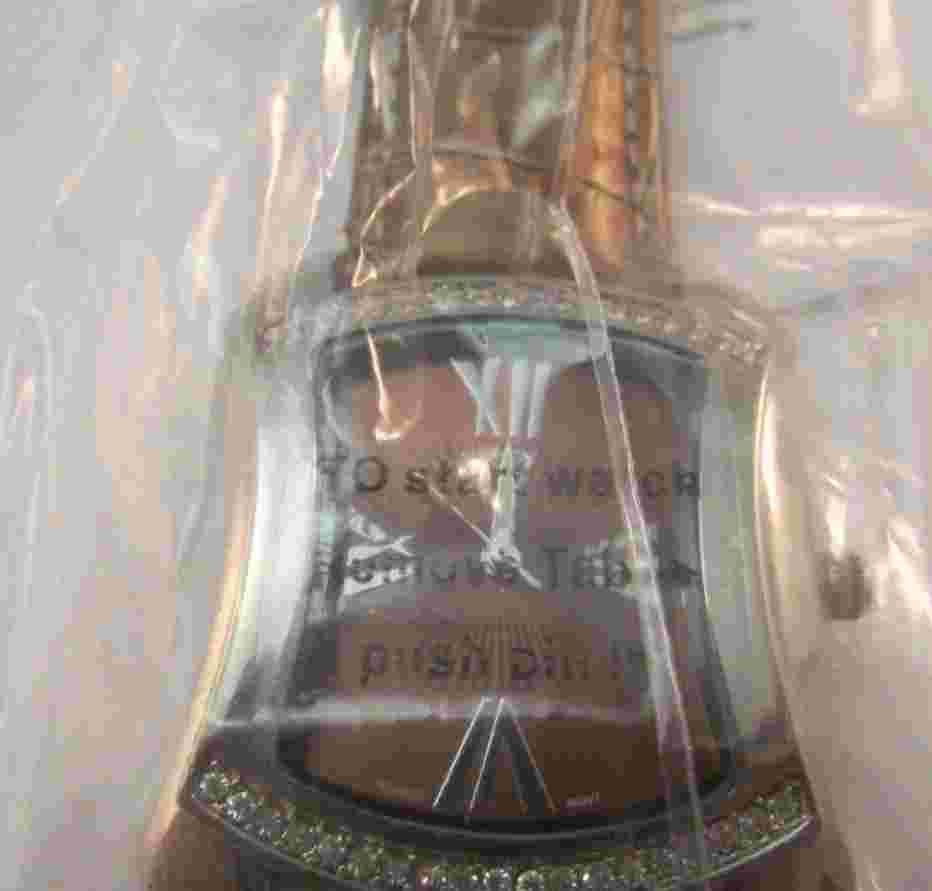 Burgi Rhinestone Stainless Quartz Watch Ladies BTV011 Copper Bronze Face & Band