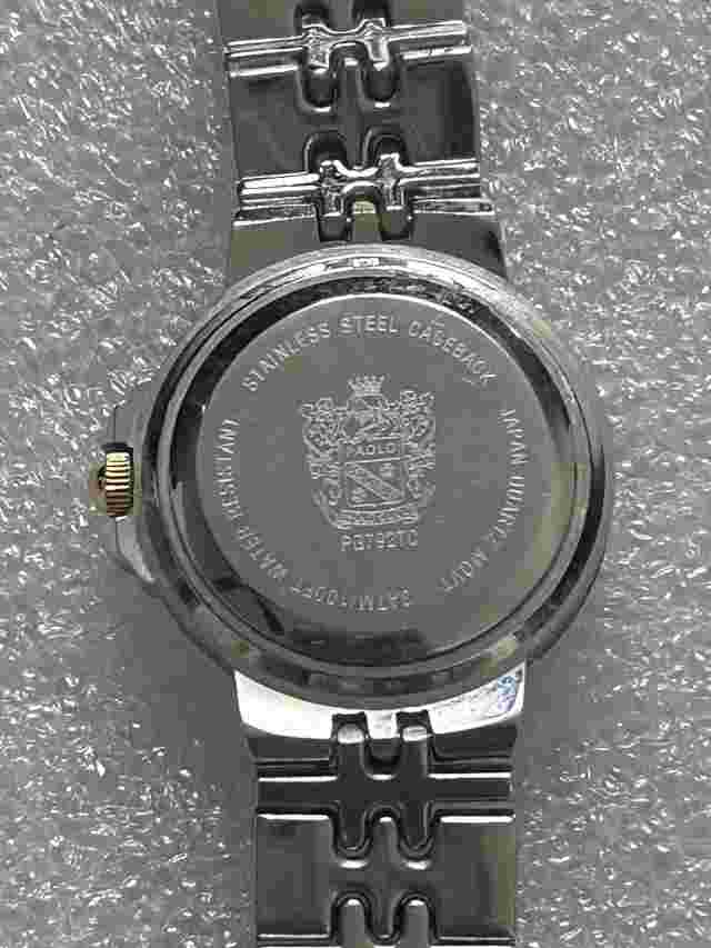 Vintage Paolo Gucci Two Tone Elegant Wristwatch Needs new Battery