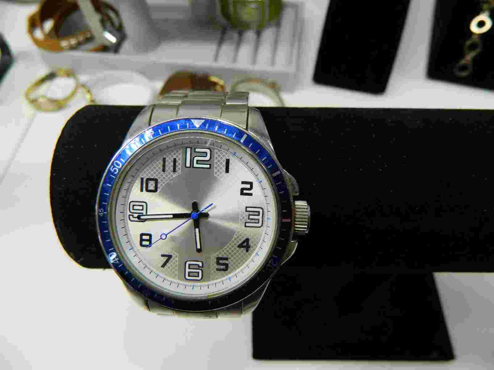 MERONA Chunky Heavy 36mm dial face 138g men's watch/wristwatch