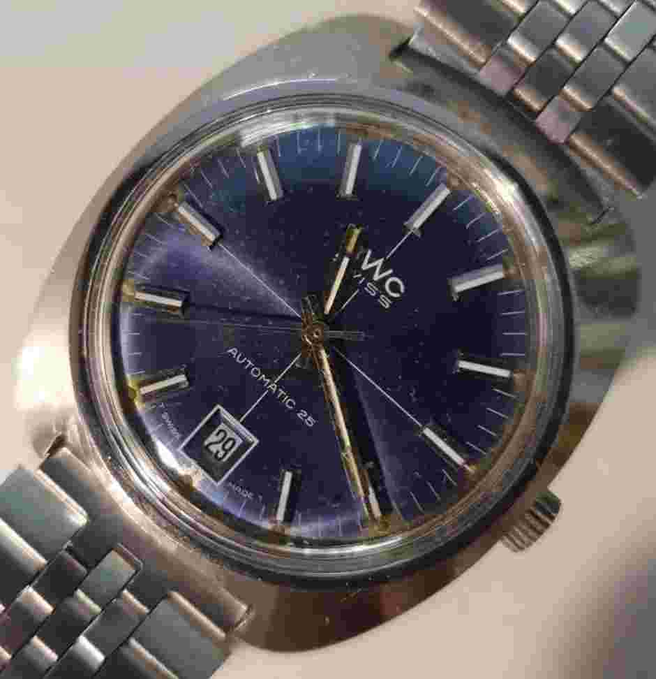 Vintage Men's Watch "BWC" Swiss Buttes Neuchâtel Revise Eta 2783 Full Steel 1970