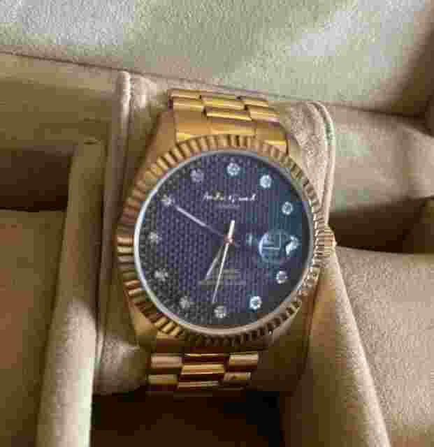 Andre Giroud Limited Edition # 510/999 Genuine Diamond Stainless Steel Watch
