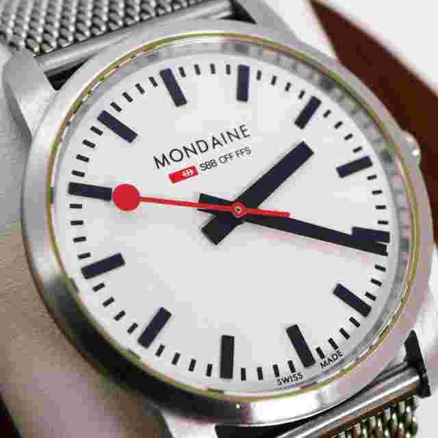 Working Mondaine Watch Simply Ecupant Mesh Bracelet 365