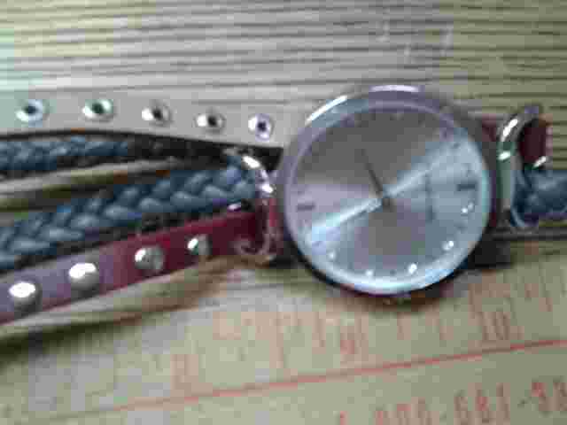 Women's Silver Tone  Maurice's Watch, Multi Strap Wrap Band