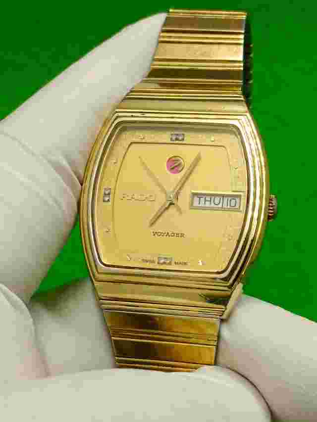 RADO VOYAGER watch 17 Jewels Automatic LR 2836-2 Day / Date Indicator 636.3401.2