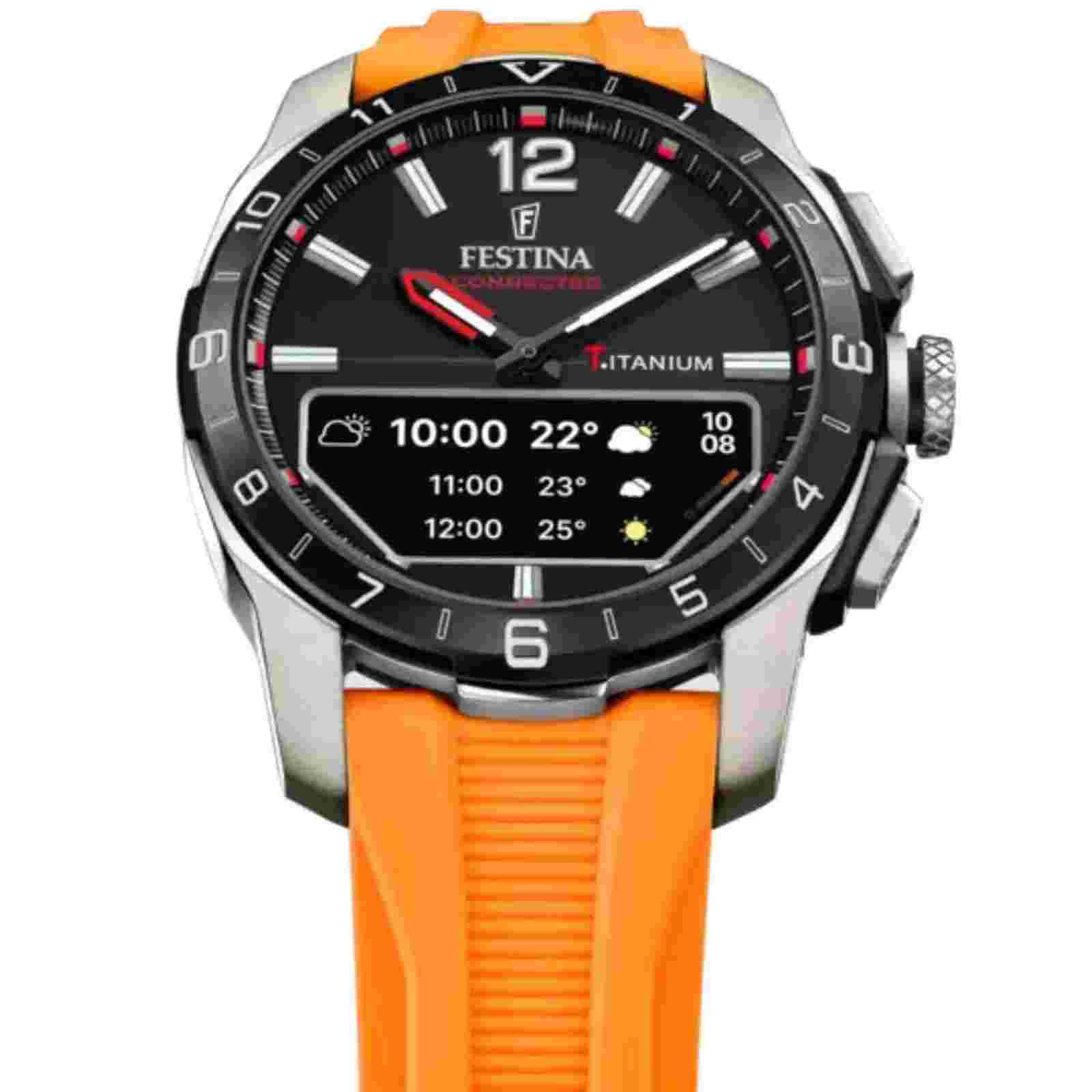 Festina F23000/D Men's Connected D Orange Wristwatch
