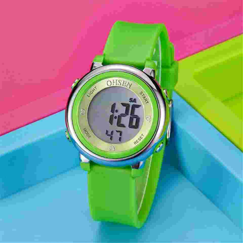 OHSEN Kids Sport Watch Students Boy Girl Digital Wristwatch Fashion Gift Watches