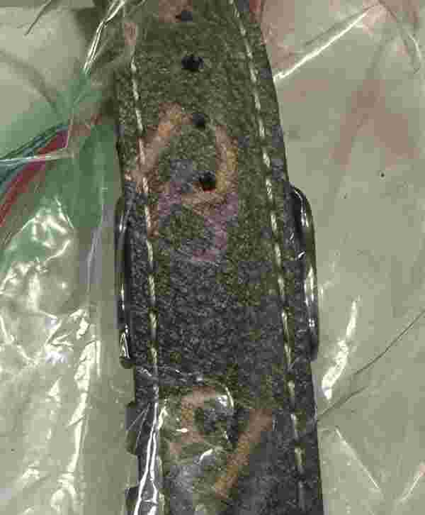 Dooney & Bourke  White Swarovski Crystal & Stainless Steel Rainbow Wristwatch