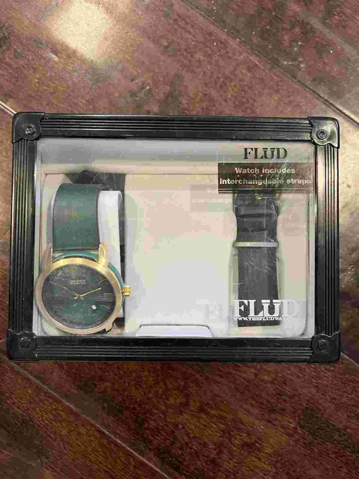 Flud Men’s Watch Green/Gold