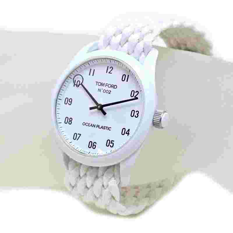 TOM FORD N.002 TF0120233779 Ocean Plastic Timepiece Men's Watch G0117