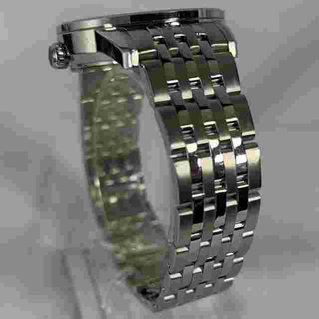 Rhythm Earth Saver 403 Silver Solar-Powered Watch - ES1403S01