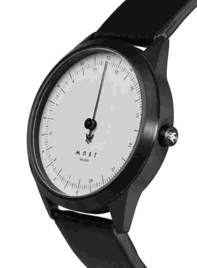 MAST Milano CEO Dark A24-BK402M.WH.01I Man 24 hour Single-hand Quartz Watch