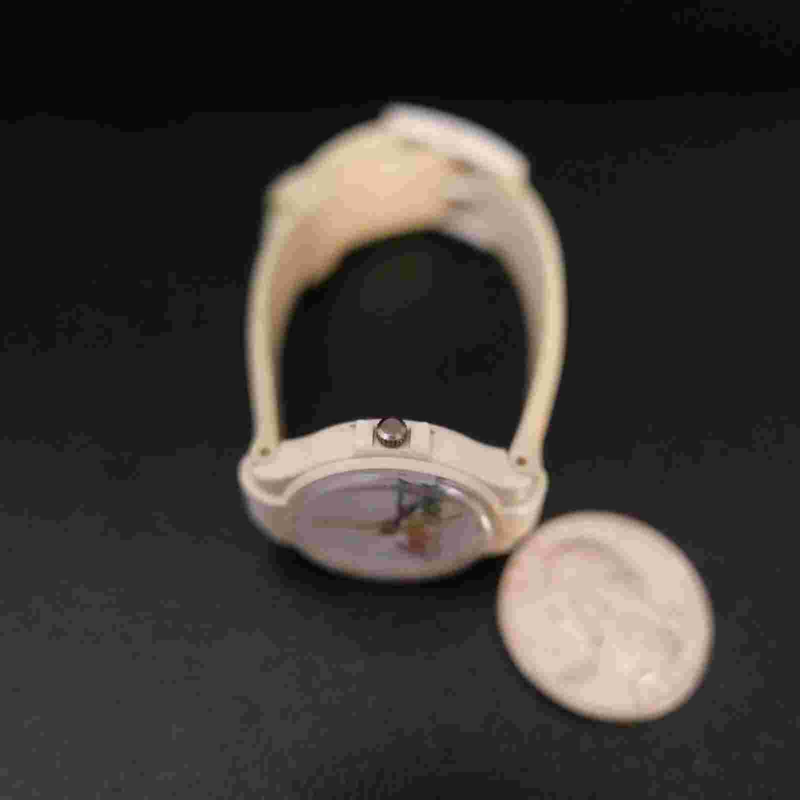 Vtg. Coca Cola Coke Swiss White Watch Rainbow Logo !!!