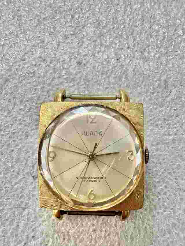 Working VTG Swank 17 Jewel Swiss 5 Micron Gold Plated 28mm Mechanical Watch