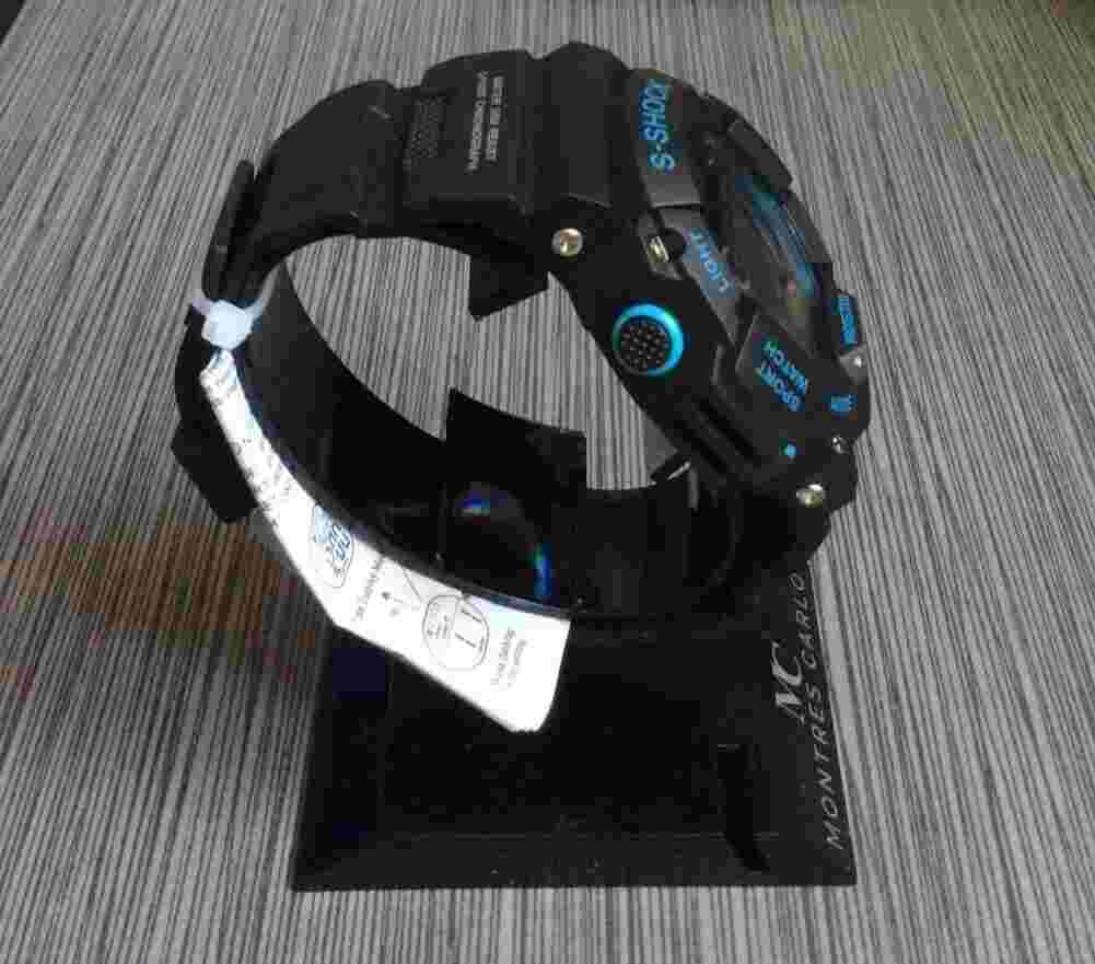 Montres Carlo S-SHOCK Digital LED Men's Watch Multi-Functional Black & Blue WR!