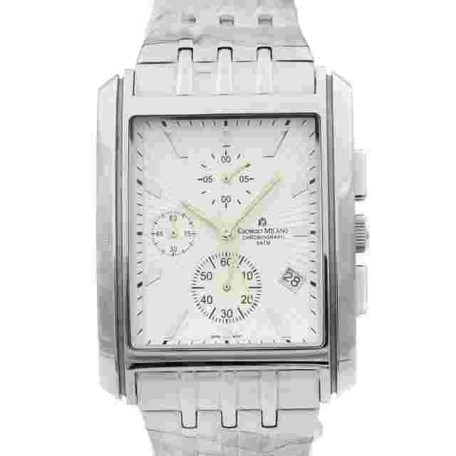 Giorgio Milano Stainless Steel Silver Dial Quartz Mens Watch GM849SLSL