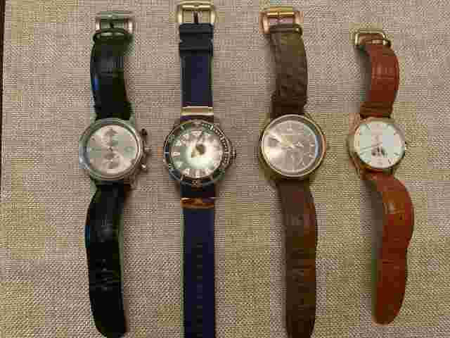 Tommy Bahama Watches-Blue, Brown,Black And Copper