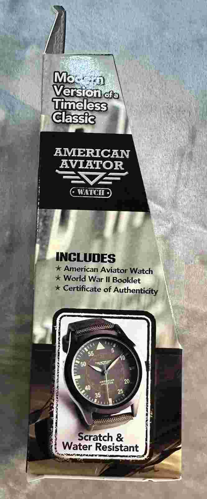 American Aviator WATCH Limited Collectors Edition Pawn Stars New In Box Rick