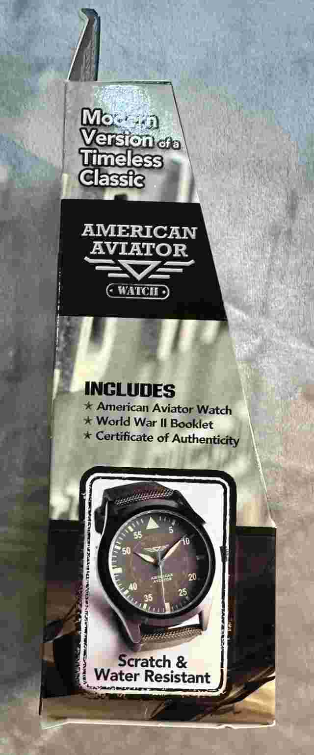 American Aviator WATCH Limited Collectors Edition Pawn Stars New In Box Rick