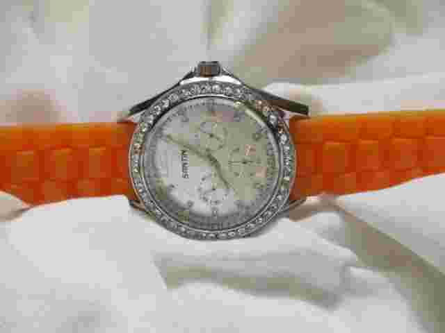 Santini Analog Wristwatch with a Buckle Band and Water Resistance