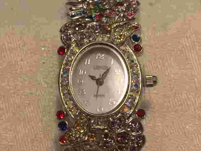 AUTHENTIC LENOX "BUTTERFLY & FLOWER WATCH"