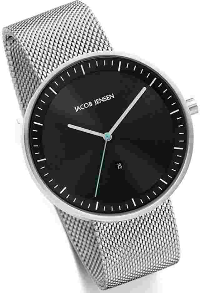 Jacob Jensen 279 Strata Gents Watch Blue Dial and Mesh Steel Strap Jj279