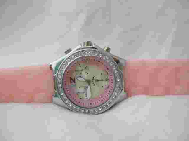 Santini Analog Wristwatch with a Buckle Band and Water Resistance