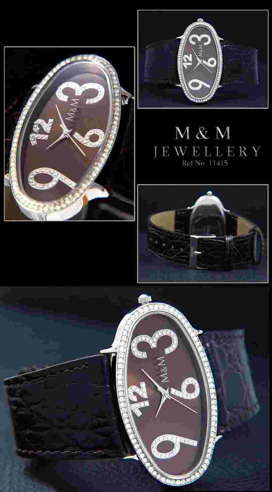 Luxury & Elegant M&M Women's Watch in Brown Dreamlike