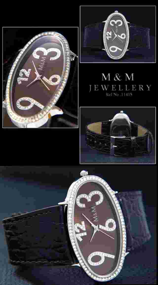 Luxury & Elegant M&M Women's Watch in Brown Dreamlike