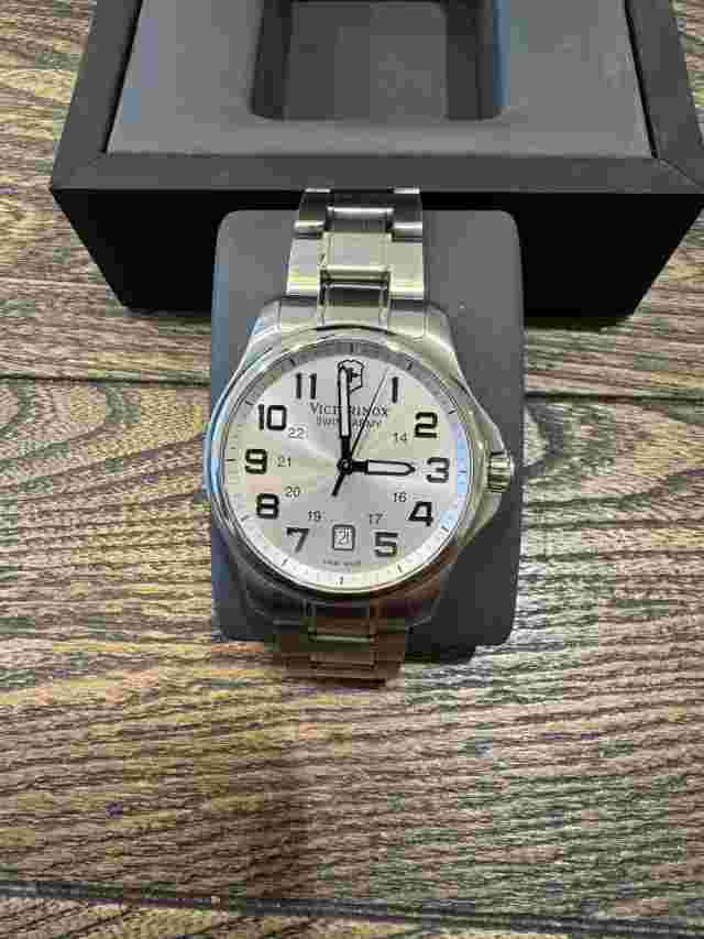 Victorinox Swiss Army Men's Officers Gent Stainless Steel