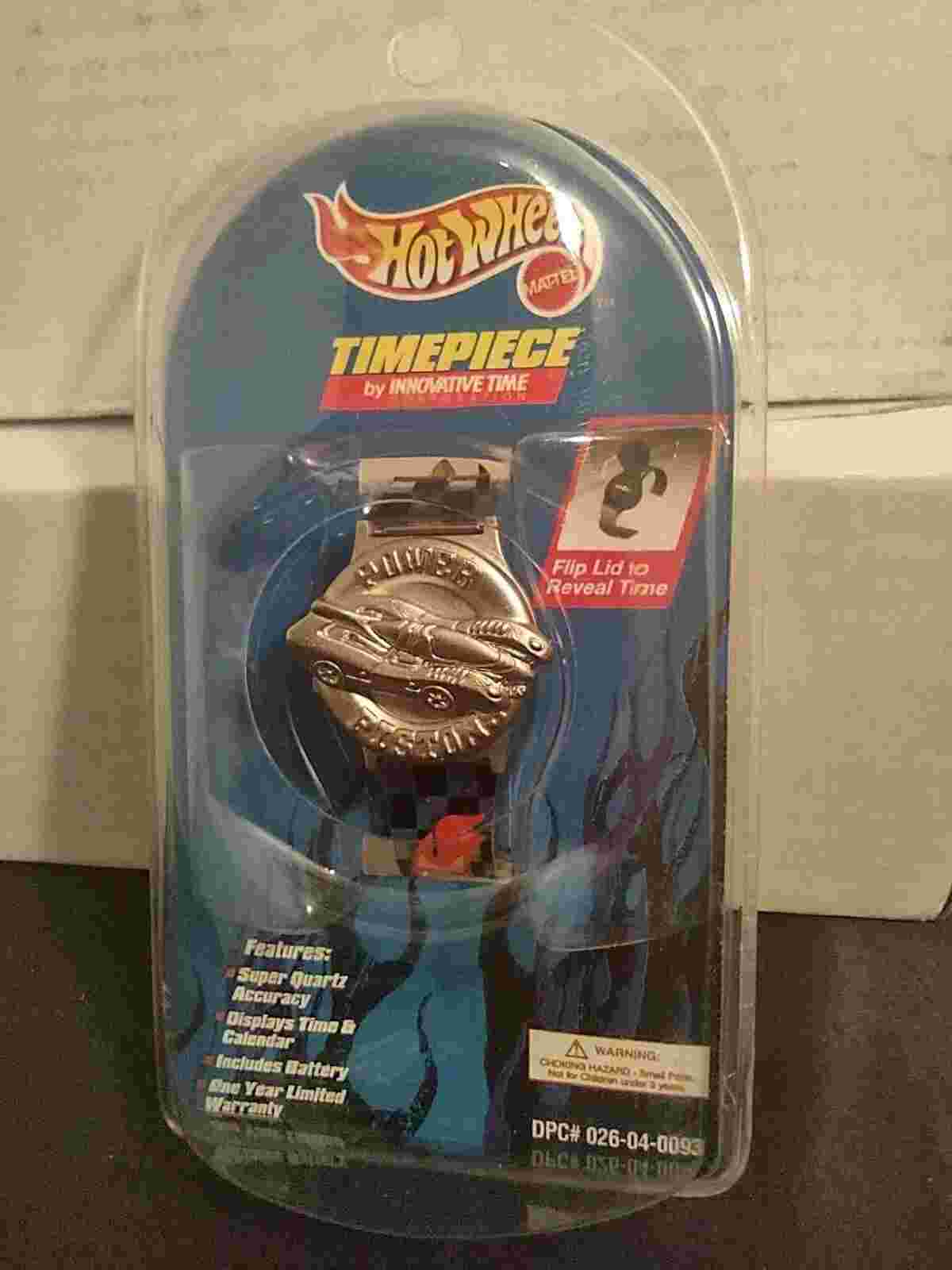 BRAND NEW! SEALED! Hot Wheels Watch Power Pistons Timepiece 1998