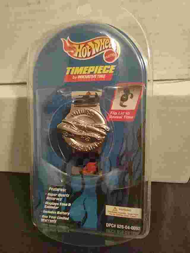 BRAND NEW! SEALED! Hot Wheels Watch Power Pistons Timepiece 1998