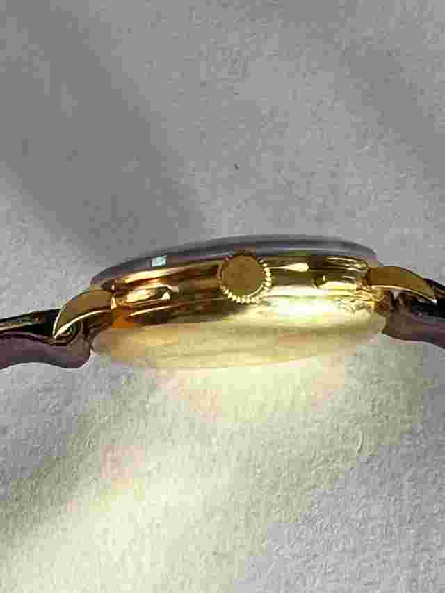 Cyma chronograph 18K Gold men's wristwatch