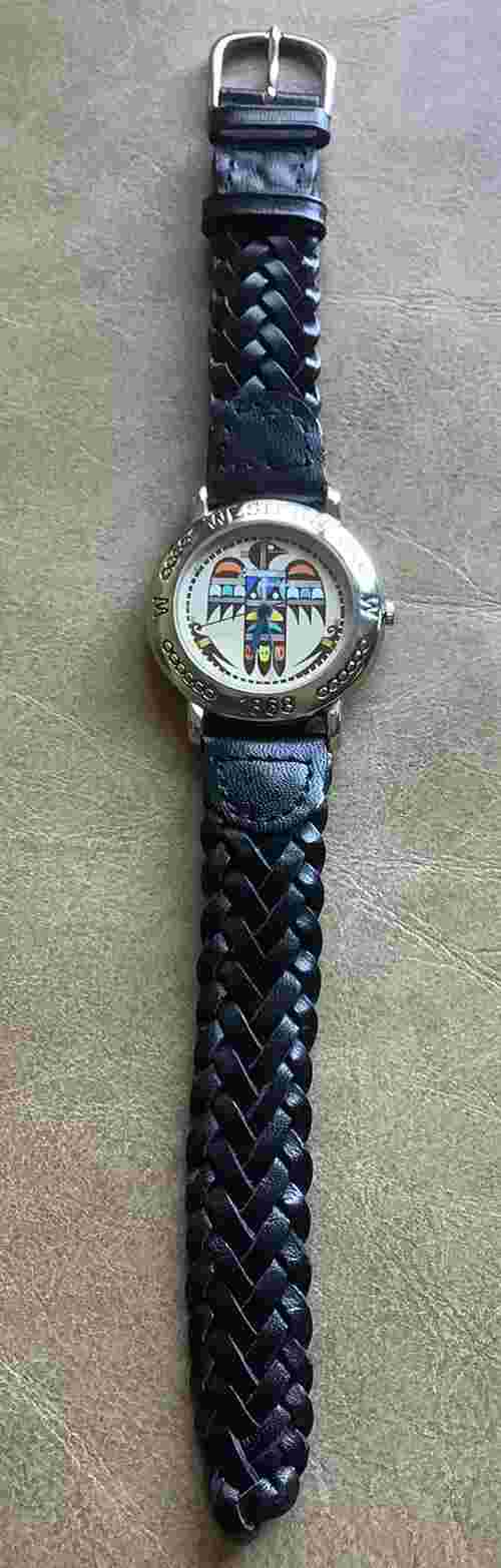 Jacques couture Quartz  1868 Tribal Bird watch Thailand Movement 🌺